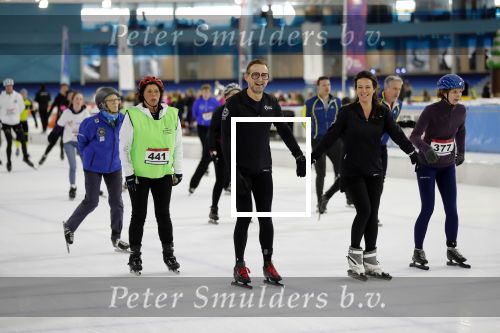 Heerenveen 17 maart 2019
De hollandse 100 voor de stichting lymphe&Co in Thialf.
Aanwezig oa Prins Bernhard jr Prinses Annette Prins Pieter Christiaan Mr Pieter v Vollenhoven Prinses Margriet Rosanna Kluivert Monique des Bouvrie en Tim Douwsma.