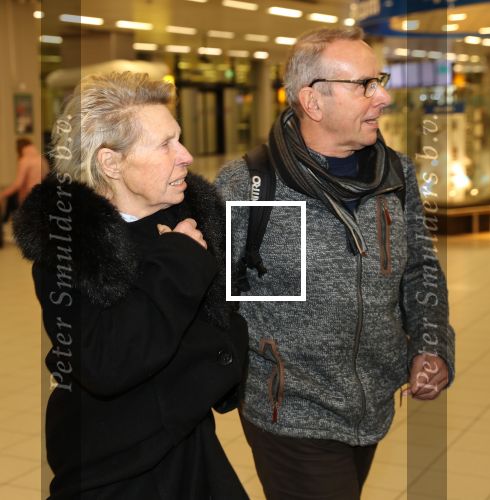Amsterdam, 16 Februari 2019
Aankomst op Schiphol van Ria Bartling (vriendin oud-bokser Rudi Lubbers) samen met Dr. Martin Wagtmans