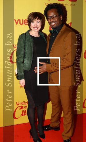 Hilversum, 11 Februari 2019 Premiere Verliefd op Cuba
Rogier Komproe en zwangere partner Manon Waenink