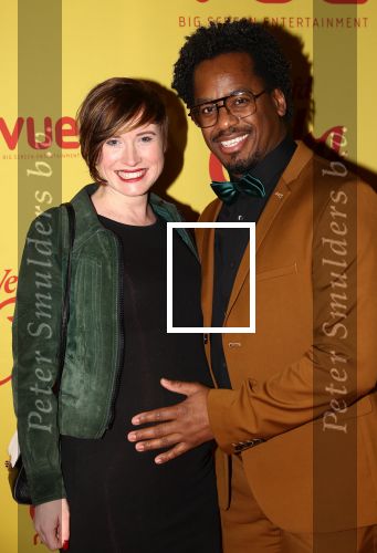 Hilversum, 11 Februari 2019 Premiere Verliefd op Cuba
Rogier Komproe en zwangere partner Manon Waenink