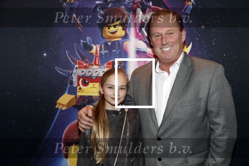Utrecht 3 februari 2019
Premiere Lego film in de bioscoop bij de jaarbeurs. Ronald Goes kwam met zijn nichtje