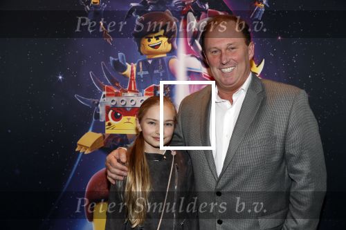 Utrecht 3 februari 2019
Premiere Lego film in de bioscoop bij de jaarbeurs. Ronald Goes kwam met zijn nichtje