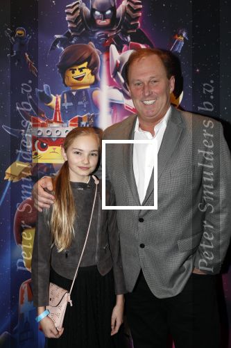Utrecht 3 februari 2019
Premiere Lego film in de bioscoop bij de jaarbeurs. Ronald Goes kwam met zijn nichtje