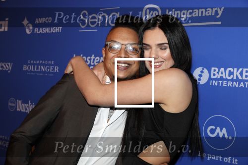 Amsterdam 11 februari 2019
Uitreiking Edisons bij de westergasfabriek. Ronnie Flex met Famke Louise