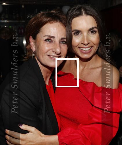 Amsterdam 14 februari 2019
Feestje voor de kluivert dog rescue foundation in het toppers cafe. Rossana Kluivert met Lucienne de Kenter