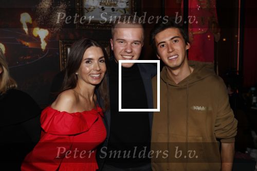 Amsterdam 14 februari 2019
Feestje voor de kluivert dog rescue foundation in het toppers cafe. Rosanna Kluivert en zoon Nino Wilkes
