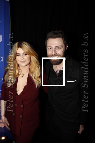 Amsterdam 11 februari 2019
Uitreiking Edisons bij de westergasfabriek. Roxeanne Hazes met vriend Erik Zwennes