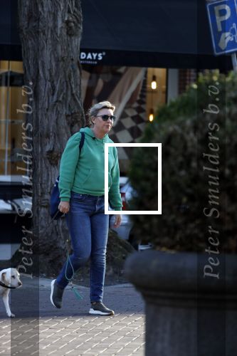 Amsterdam 27 februari 2019
Saskia Noort met haar hondje in Amsterdam zuid.