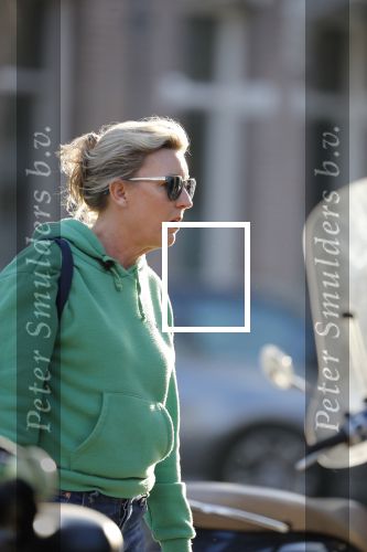 Amsterdam 27 februari 2019
Saskia Noort met haar hondje in Amsterdam zuid.