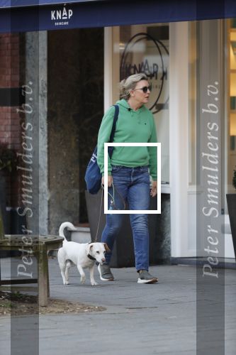 Amsterdam 27 februari 2019
Saskia Noort met haar hondje in Amsterdam zuid.