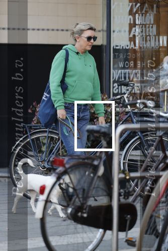 Amsterdam 27 februari 2019
Saskia Noort met haar hondje in Amsterdam zuid.