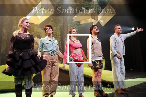 Amsterdam 7 maart 2019
Premiere Single camping in nieuwe deLamar theater.
 Peter Blok, Tjitske Reidinga, Elise Schaap, Rop Verheijen en Ilse Warringa.