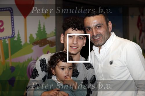 Amsterdam 2 maart 2019
Feestje Najib Amhaki . 
Tamer Gï¿½nen met dochter en zoon
Tamer Gonen