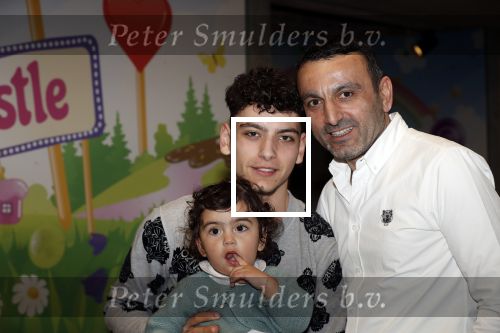 Amsterdam 2 maart 2019
Feestje Najib Amhaki . 
Tamer Gï¿½nen met dochter en zoon
Tamer Gonen