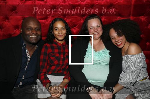 Amsterdam 14 februari 2019
Feestje voor de kluivert dog rescue foundation in het toppers cafe. Thalia met vader en moeder en haar zus.