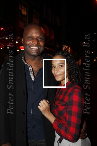 Amsterdam 14 februari 2019
Feestje voor de kluivert dog rescue foundation in het toppers cafe. Thalia met vader en moeder en haar zus.