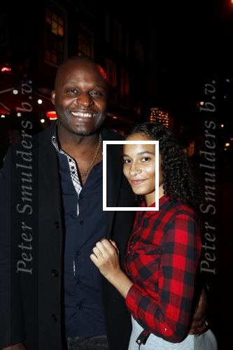 Amsterdam 14 februari 2019
Feestje voor de kluivert dog rescue foundation in het toppers cafe. Thalia met vader en moeder en haar zus.