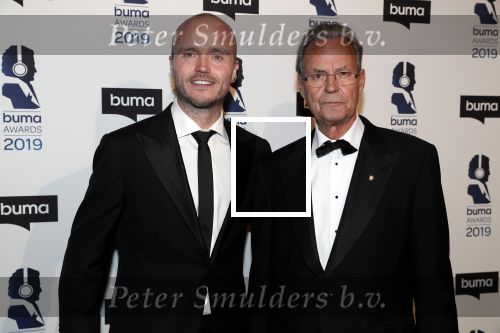 Hilversum 11 maart 2019
Uitreiking BUMA prijzen in studio 21. Tony Berk jr en Sr