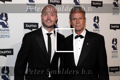 Hilversum 11 maart 2019
Uitreiking BUMA prijzen in studio 21. Tony Berk jr en Sr
