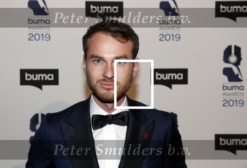 Hilversum 11 maart 2019
Uitreiking BUMA prijzen in studio 21. Vincent v d Ende met zijn vriendin Esmee Geeratz