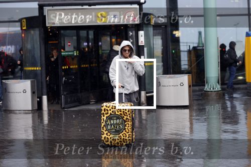 Schiphol 13 februari 2020
Bridget Maasland en Andre Hazes arriveren op schiphol nadat ze op curacao zijn geweest