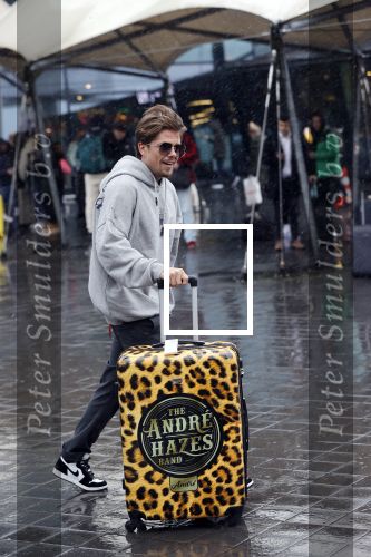 Schiphol 13 februari 2020
Bridget Maasland en Andre Hazes arriveren op schiphol nadat ze op curacao zijn geweest