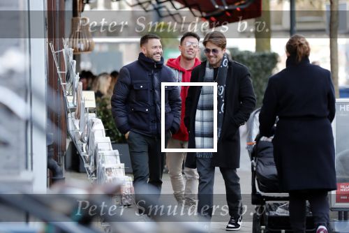 Amsterdam 4 februari 2020
Andre Hazes Djarno Hofland en Rolf Sanchez op de Cornelis schuytstraat