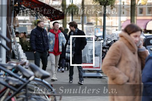 Amsterdam 4 februari 2020
Andre Hazes Djarno Hofland en Rolf Sanchez op de Cornelis schuytstraat