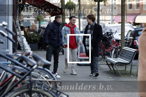 Amsterdam 4 februari 2020
Andre Hazes Djarno Hofland en Rolf Sanchez op de Cornelis schuytstraat