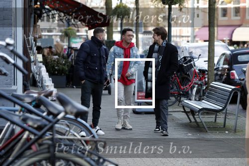 Amsterdam 4 februari 2020
Andre Hazes Djarno Hofland en Rolf Sanchez op de Cornelis schuytstraat