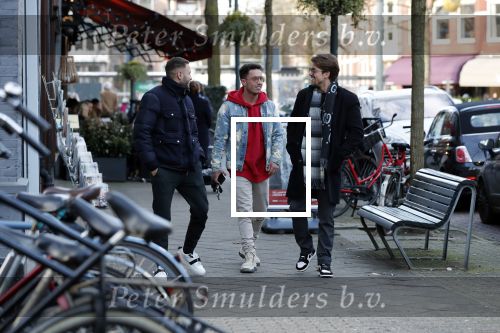 Amsterdam 4 februari 2020
Andre Hazes Djarno Hofland en Rolf Sanchez op de Cornelis schuytstraat