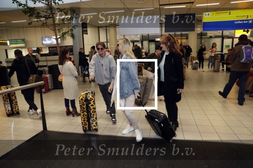 Schiphol 13 februari 2020
Bridget Maasland en Andre Hazes arriveren op schiphol nadat ze op curacao zijn geweest