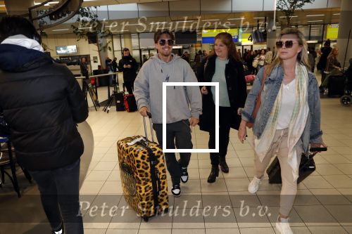 Schiphol 13 februari 2020
Bridget Maasland en Andre Hazes arriveren op schiphol nadat ze op curacao zijn geweest