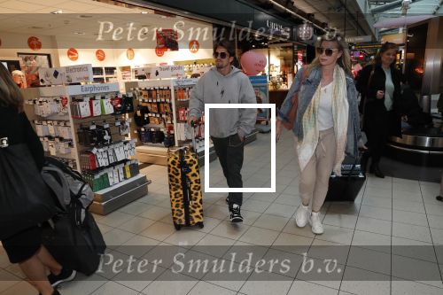 Schiphol 13 februari 2020
Bridget Maasland en Andre Hazes arriveren op schiphol nadat ze op curacao zijn geweest