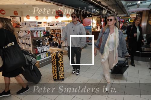 Schiphol 13 februari 2020
Bridget Maasland en Andre Hazes arriveren op schiphol nadat ze op curacao zijn geweest