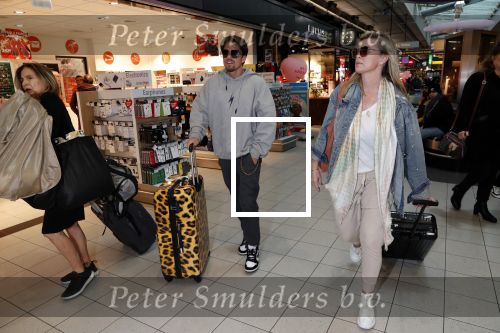 Schiphol 13 februari 2020
Bridget Maasland en Andre Hazes arriveren op schiphol nadat ze op curacao zijn geweest