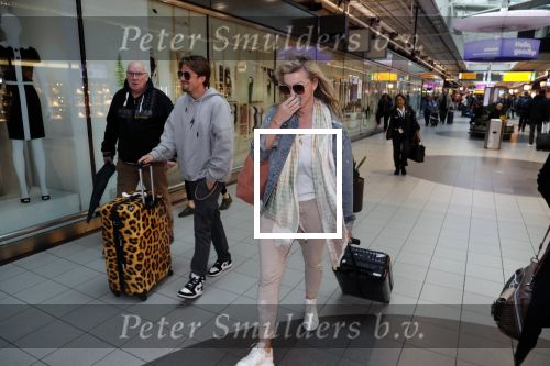 Schiphol 13 februari 2020
Bridget Maasland en Andre Hazes arriveren op schiphol nadat ze op curacao zijn geweest