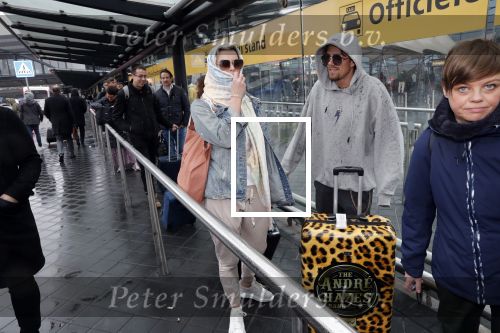 Schiphol 13 februari 2020
Bridget Maasland en Andre Hazes arriveren op schiphol nadat ze op curacao zijn geweest