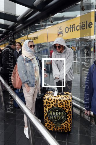 Schiphol 13 februari 2020
Bridget Maasland en Andre Hazes arriveren op schiphol nadat ze op curacao zijn geweest