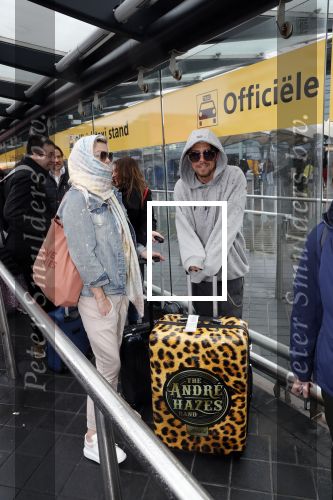 Schiphol 13 februari 2020
Bridget Maasland en Andre Hazes arriveren op schiphol nadat ze op curacao zijn geweest