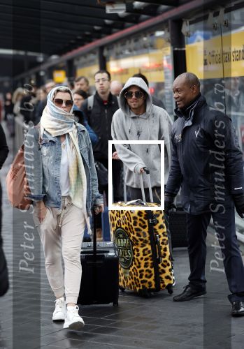 Schiphol 13 februari 2020
Bridget Maasland en Andre Hazes arriveren op schiphol nadat ze op curacao zijn geweest