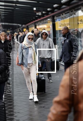 Schiphol 13 februari 2020
Bridget Maasland en Andre Hazes arriveren op schiphol nadat ze op curacao zijn geweest