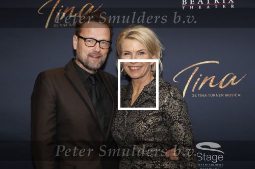 Utrecht 9 februari 2020
Premiere Tina Turner musical in het Beatrix Theater.
Anita Witzier  met man