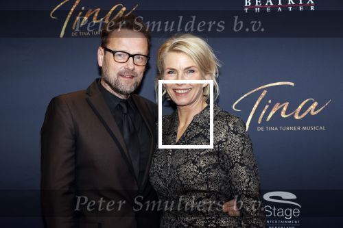 Utrecht 9 februari 2020
Premiere Tina Turner musical in het Beatrix Theater.
Anita Witzier  met man