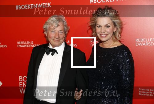 Amsterdam 6 maart 2020
Boekenbal 2020 in de koninklijke schouwburg. Annejet v d Zijl met partner