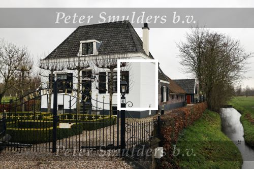 Abcoude 13 februari 2020
Nieuwe huis van Arie Boomsma en zijn vrouw Romy aan het Gein in Abcoude