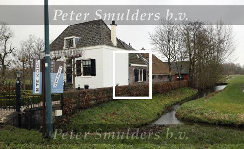 Abcoude 13 februari 2020
Nieuwe huis van Arie Boomsma en zijn vrouw Romy aan het Gein in Abcoude