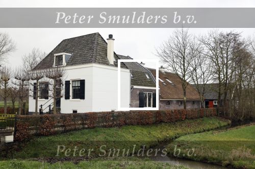 Abcoude 13 februari 2020
Nieuwe huis van Arie Boomsma en zijn vrouw Romy aan het Gein in Abcoude