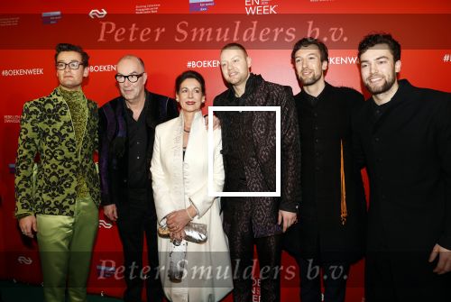 Amsterdam 6 maart 2020
Boekenbal 2020 in de koninklijke schouwburg. Bart Chabot kwam met zijn vrouw en zoons