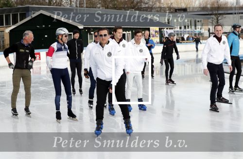 Amsterdam 4 februari 2020
Perspresentatie Hollandse 100 voor Lymph&Co op de Jaap Eden schaatsbaan.
Prins Bernahrd jr en Prinses Margriet zijn ook aanwezig. Benjamin Aslan